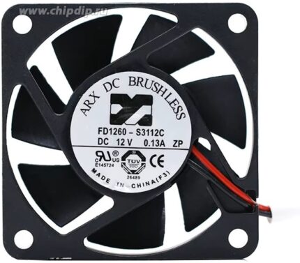 8026602864 Вентилятор ARX FD1260-S3112C 12V 0,13A 60x15 2pin Hirschmann
