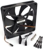 8048463201 Вентилятор Gembird S14025H-3P4M, 140x140x25, гидродин.подшипник, тихий, 3pin + Molex, провод 40см Hirschmann — изображение 9