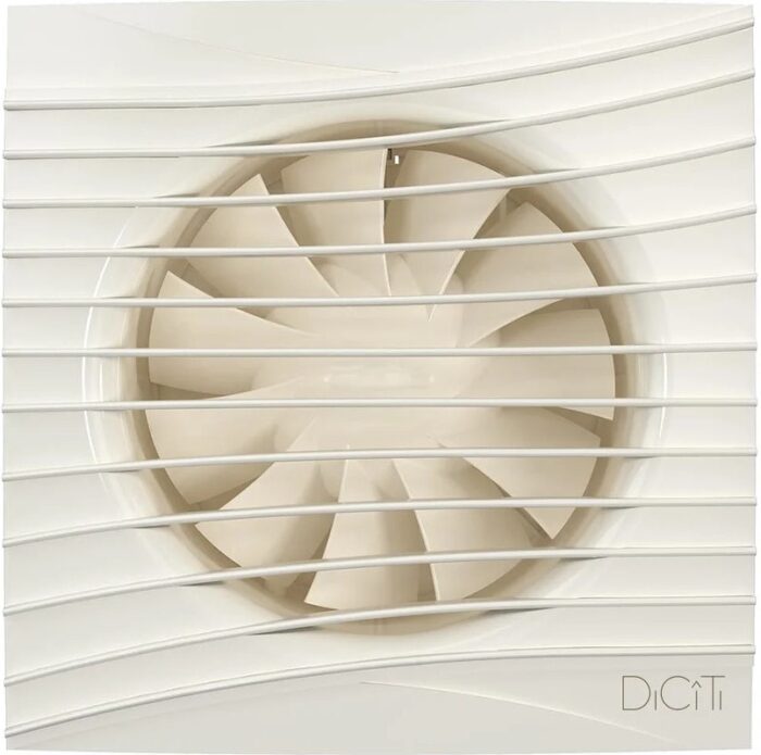 8037996675 SILENT 5C Ivory, Вентилятор осевой вытяжной с обратным клапаном D 125, декоративный 90-06853 Hirschmann — изображение 3