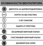8023410789 RIO 5C Obsidian, Вентилятор осевой вытяжной D 123, декоративный 90-06997 Hirschmann — изображение 5