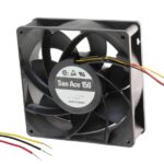 8007481548 9GV1512H501, DC Fans DC Axial Fan, 150x150x50mm, 12VDC, Guide Vane, Tachometer Hirschmann