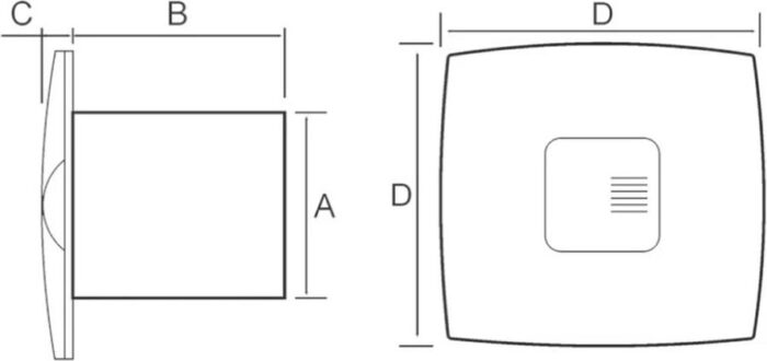 8010932700 ВЕНТИЛЯТОР A120XS-T таймер + клапан 29508 Hirschmann — изображение 3
