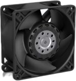 8041576496 8315100163, Axial Fan, 48 V dc, AC/DC Operation, 204m³/h, 39W, 4mA Max, IP68, 80 x 80 x 38mm Hirschmann