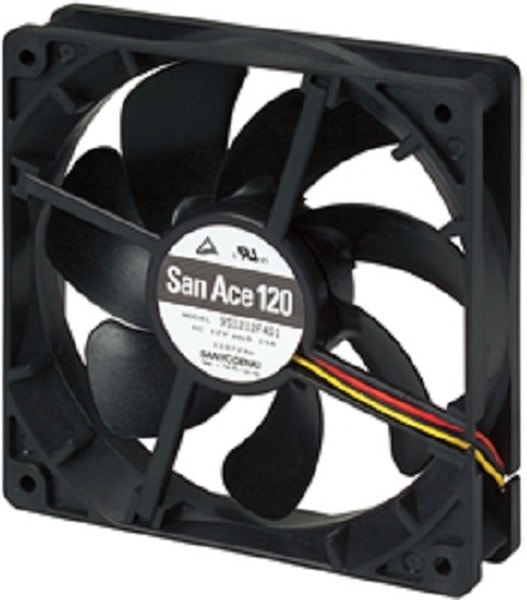 doc058636553 8046402768 9S1212P4H11,DC Axial Fan, 12 V, Square, 119 mm, 25 mm, Ball Bearing Hirschmann — изображение 1