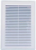 8030467443 Решетка вентиляционная вытяжная 180x250 с рамкой с защитой от обратной тяги 1825ВР-ОК Hirschmann