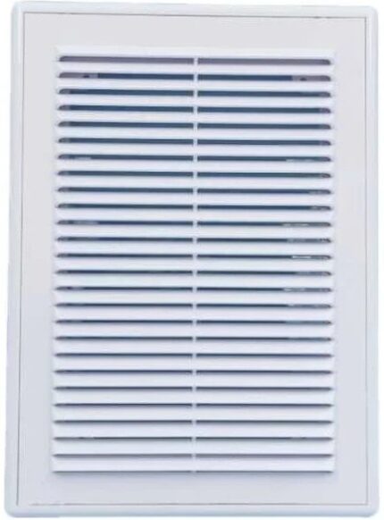 8030467443 Решетка вентиляционная вытяжная 180x250 с рамкой с защитой от обратной тяги 1825ВР-ОК Hirschmann