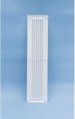 8030467442 Решетка вентиляционная переточная 460x110 без сетки АВS- пластик белая Серия 4611TRU Hirschmann — изображение 3