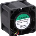 8007488600 PF36281BX-000U-S99, Вентилятор осевой, 12В DC, 36x36x28мм, подшипник качения, 38,74куб.м/ч, 61,9дБА Hirschmann
