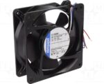 8005843816 4114N/2H3, Fan Tubeaxial 24VDC Square - 119mm L x 119mm H Ball 182.0 CFM (5.10m³/min) 3 Wire Leads Hirschmann — изображение 2