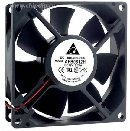 8041622658 Вентилятор Delta Electronics AFB0824HH 24V 0.15A 2.16W 80x25 2pin Hirschmann