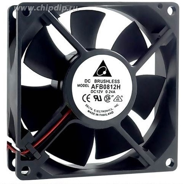 doc058824696 8041622658 Вентилятор Delta Electronics AFB0824HH 24V 0.15A 2.16W 80x25 2pin Hirschmann — изображение 1