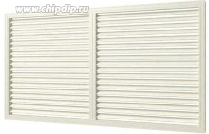 9000541050 П60120Р сл.кость, П60120Р сл.кость, Решетка вентиляционная, профиль ПВХ, 600х1200, сл.кость, Решетка вентиляционная, профиль ПВХ Hirschmann