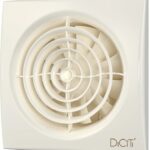 8037996669 AURA 4C Ivory, Вентилятор осевой вытяжной с обратным клапаном D 100, декоративный 90-06854 Hirschmann