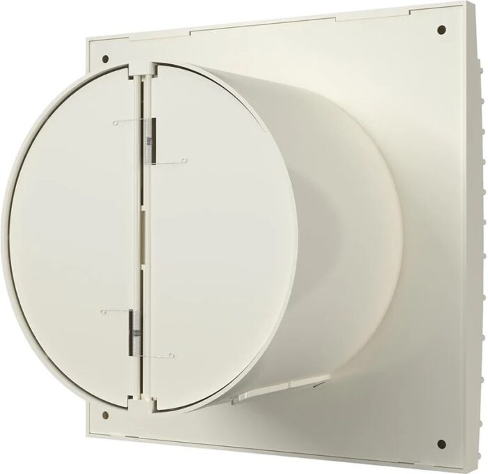 8037996675 SILENT 5C Ivory, Вентилятор осевой вытяжной с обратным клапаном D 125, декоративный 90-06853 Hirschmann — изображение 8