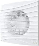 8037996674 SILENT 4C Matt white, ЭРА. Вентилятор осевой вытяжной с обратным клапаном D 100, декоративный 90-07742 Hirschmann — изображение 2