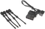 8048463198 Вентилятор Gembird S8025H-3P4M, 80x80x25, гидродин.подшипник, тихий, 3pin + Molex, провод 30см Hirschmann — изображение 8