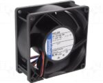 8004604044 3212J/2N-301, DC Fans Tubeaxial Fan, 92x92x38mm, 12VDC, 76.5CFM, Speed Signal/Open Collector Output Hirschmann — изображение 3