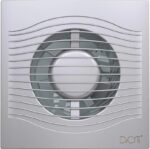 8037996679 SLIM 4C gray metal Эра. Вентилятор осевой вытяжной с обр. клап. D 100, декоративный 87-994 Hirschmann — изображение 5