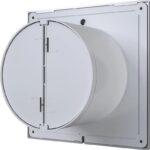 8037996679 SLIM 4C gray metal Эра. Вентилятор осевой вытяжной с обр. клап. D 100, декоративный 87-994 Hirschmann — изображение 7