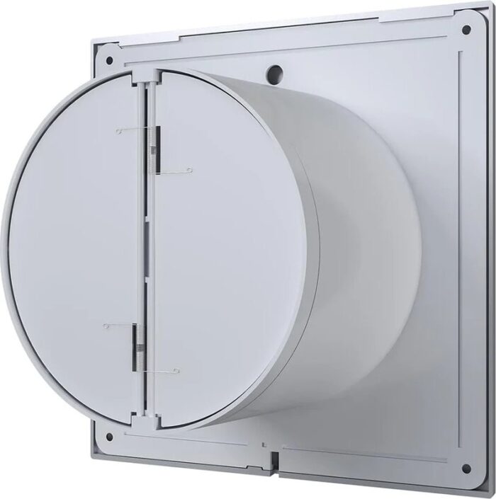 8037996679 SLIM 4C gray metal Эра. Вентилятор осевой вытяжной с обр. клап. D 100, декоративный 87-994 Hirschmann — изображение 7