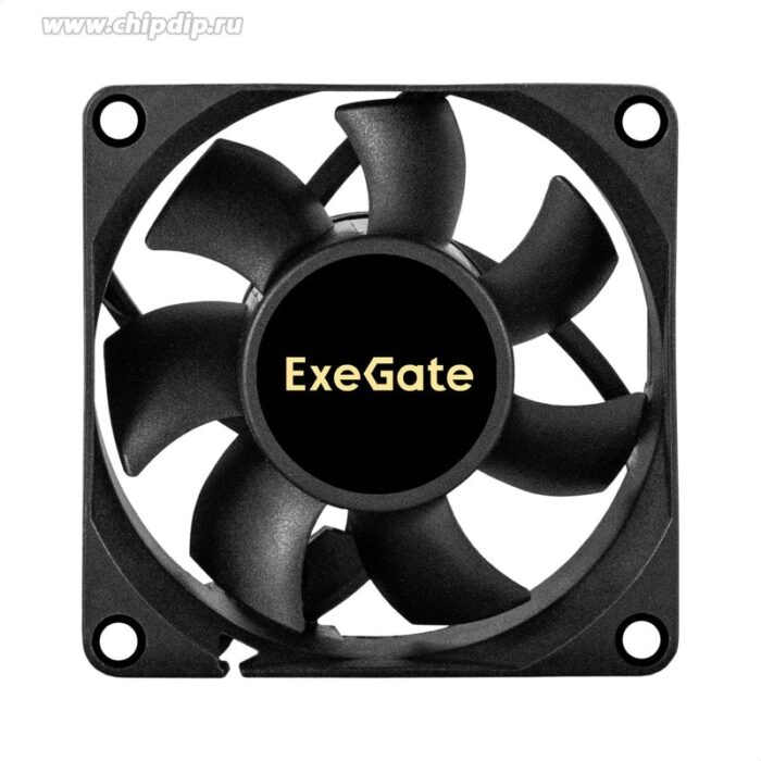 8038855354 EX297181RUS, Вентилятор 12В DC ExeGate ExtraSilent ES07025S3P (70x70x25 мм, Sleeve bearing (подшипник скольжения), 3pin, 2300RPM, 25dBA) Hirschmann — изображение 3