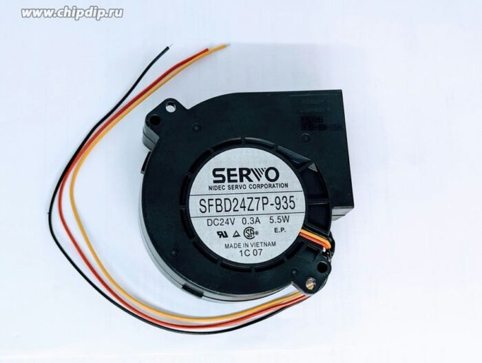 8035598338 Вентилятор Servo SFBD24Z7P-935 24v 0.3A 90x32 3pin () Hirschmann — изображение 2