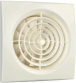 8037996672 AURA 5C Ivory, Вентилятор осевой вытяжной с обратным клапаном D 125, декоративный 90-06855 Hirschmann — изображение 2
