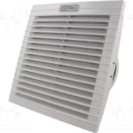 8029312259 I-ALFAATV4324-000, Fan: DC; axial; 24VDC; 255m3/h; 61dBA; ball bearing; IP54; RAL 7035 Hirschmann
