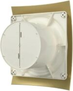 8037996673 BREEZE 4C Champagne, Вентилятор осевой вытяжной с обратным клапаном D 100, декоративный 90-07199 Hirschmann — изображение 4