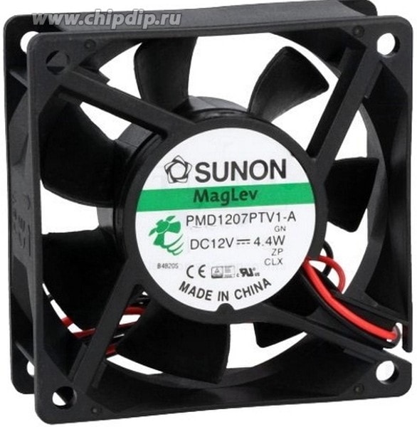doc059124247 8041747542 Вентилятор SUNON PMD1207PTV1-A 12V 0.37A 44W 70x25 2pin Hirschmann — изображение 1