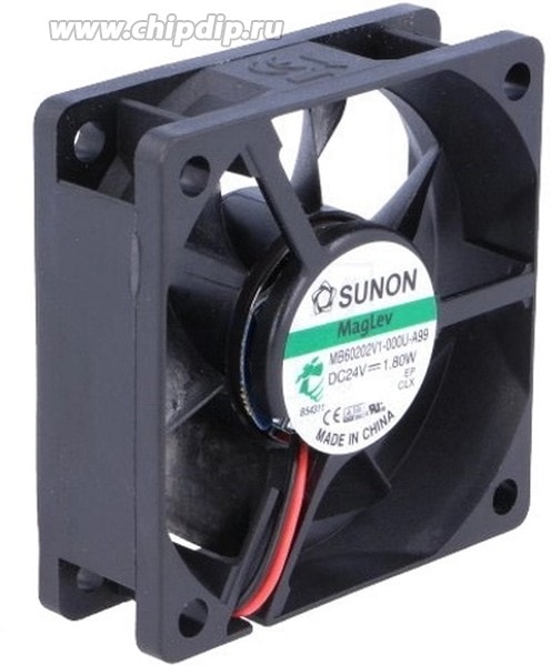 doc059126477 8041807669 Вентилятор SUNON MB60202V1-000U-A99 24V 0.75A 1.8W 2pin Hirschmann — изображение 1