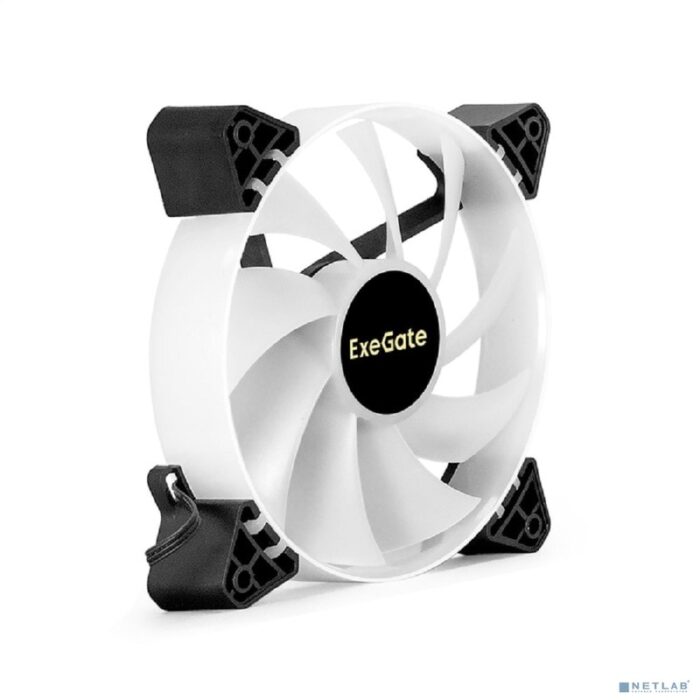 8028910598 EX295968RUS, Вентилятор с подсветкой ExeGate EX12025H3P4PYH-PWM.ARGB (120x120x25, ARGB, Hydraulic bearing (гидродинамический), 4pin + 3pin, Hirschmann — изображение 6