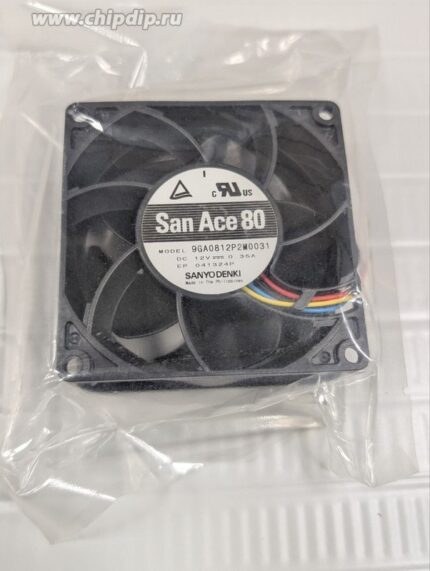 8035597312 Вентилятор Sanyo Denki 9GA0812P2M0031 / FAN0125L4 80x32мм 12V 0.35A Hirschmann