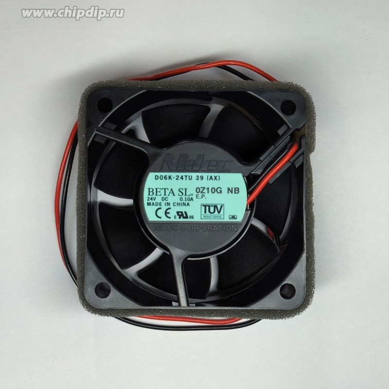 doc059324143 8041735728 Вентилятор Nidec Beta SL D06K-24TU 39 (AX) 24V DC 0.10A 60X25 2pin для принтера Brother HL-5340 Hirschmann — изображение 1