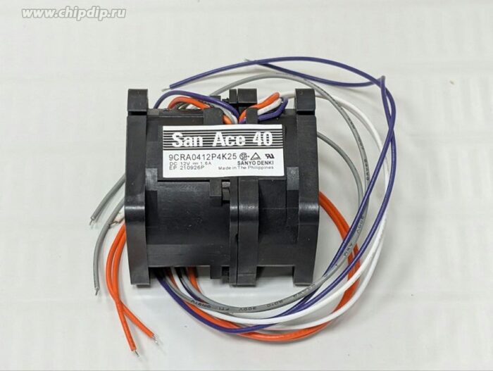 8017301268 Вентилятор Sanyo Denki San Ace 9CRA0412P4K25 40x48 1.6A 8pin 12V () Hirschmann — изображение 2