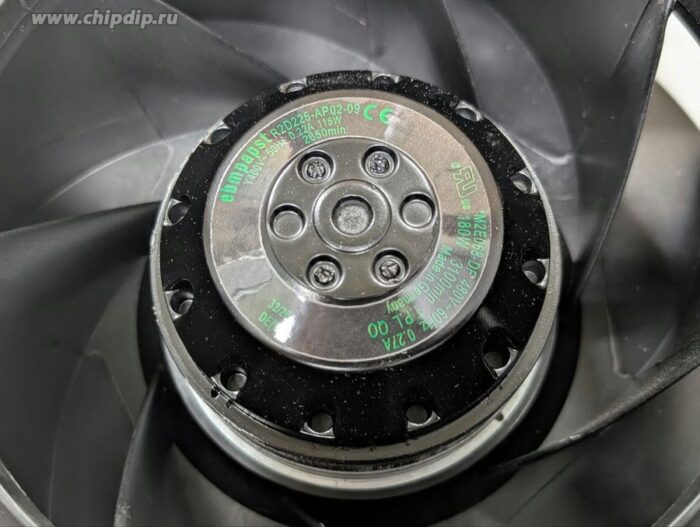 8018717375 Вентилятор Ebmpapst R2D225-AP02-09 400V 50/60Hz 0.22/0.27A 115/180W 2650/3100min-1 () Hirschmann — изображение 2