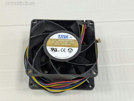8041535735 Вентилятор AVC 2B08038B48U 48V 0.58A 80x80x38 4pin Hirschmann