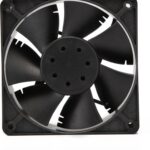 8006153941 17001219A, Fan Tubeaxial 12VDC Square - 120mm L x 120mm H Ball 110.0 CFM (3.08m³/min) 2 Wire Leads Hirschmann