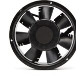 8005902838 17001190A, Fan Tubeaxial 12VDC Round - 171.4mm Dia Ball 235.0 CFM (6.58m³/min) 4 Wire Leads Hirschmann