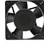 8005756390 17001176A, Fan Tubeaxial 12VDC Square - 127mm L x 127mm H Ball 192.0 CFM (5.38m³/min) 4 Wire Leads Hirschmann