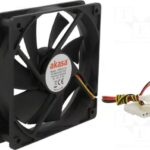 8025810392 AK-174BK-B, Fan: DC; axial; 12VDC; 120x120x25mm; 25.2dBA; ball bearing; 1700rpm Hirschmann