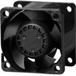 8043257324 PF40281B3-000U-A99, Axial Fan, 12 V dc, dc Operation, 13.3/15.4cfm, 1.95/2.25W, 187mA Max, 40 x 40 x 28mm Hirschmann