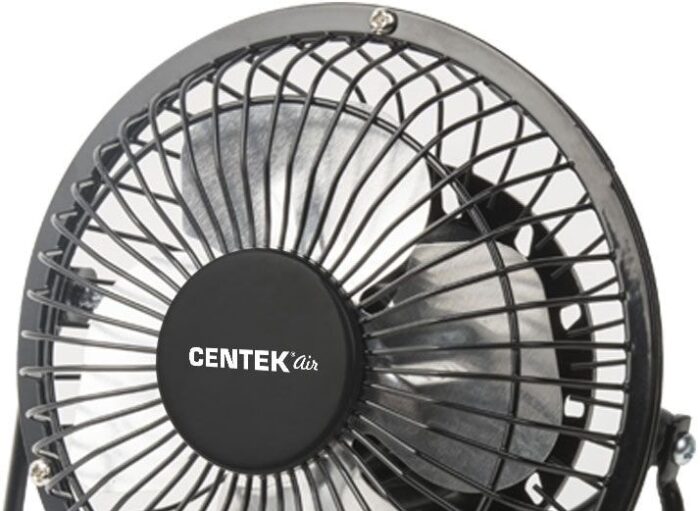 8043235204 Вентилятор настольный Centek CT-5040 2.5Вт скоростей:1 черный Hirschmann — изображение 3
