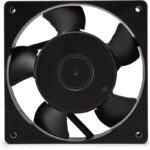 8033887924 17002089A, Fan Tubeaxial 220 ~ 240VAC Square - 120mm L x 120mm H Ball 63.0 CFM (1.76m³/min) 2 Terminals Hirschmann