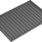 8028989753 301А, Решетка придверная грязезащитная стальная ANMAKS, 39 х 59 cм Hirschmann