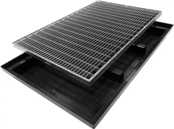 8028989753 301А, Решетка придверная грязезащитная стальная ANMAKS, 39 х 59 cм Hirschmann — изображение 2