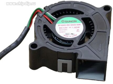 8041591524 Вентилятор Sunon EF50201B2-Q020-S99 12V DC 1.83W (0.15A) 50X20 Улитка 4pin () Hirschmann