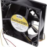 8026993059 9WP1224M1011, DC Fans DC Axial Fan, 120x120x38mm, 24VDC, Splash Proof, Ribless, Tachometer, IP68 Rated Hirschmann