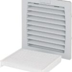 8044098218 167300 EX-FILT2-55, xEffect E-FAN Series Fan Filter for 125 x 125mm Fans, Plastic Filter, Plastic Frame, 145 x 145 x 26mm Hirschmann