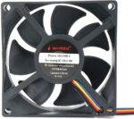8048463371 Вентилятор Gembird D8025HM-4, 80x80x25, гидродин.подшипник, 4pin, провод 30см Hirschmann — изображение 6